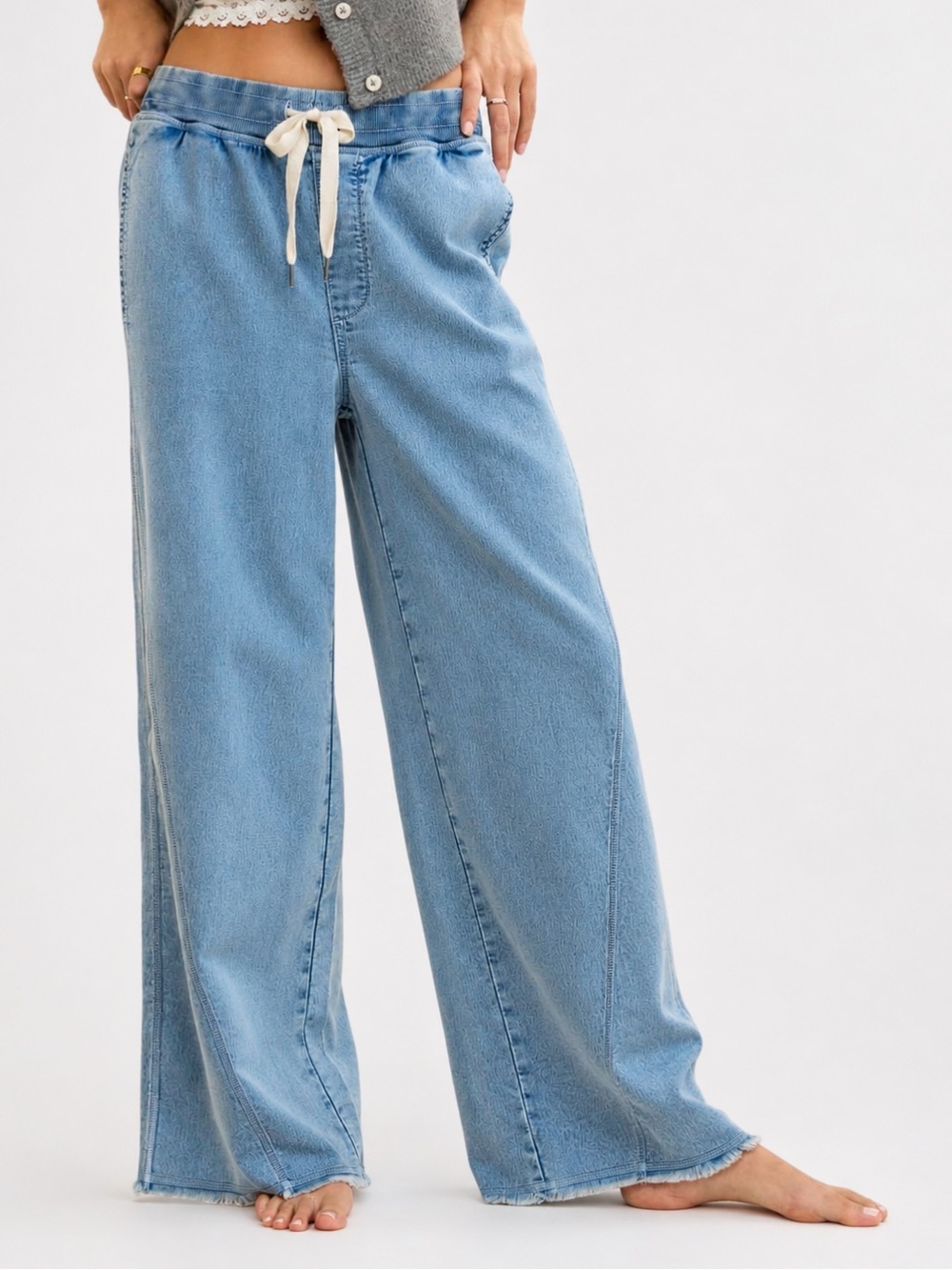Aerie 2025 Soft Landing Raw Hem Trouser Pants